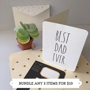 🆕 {Rae Dunn}  BEST DAD EVER Card
